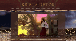 Desktop Screenshot of kristadetor.com