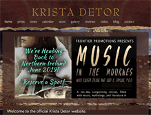 Tablet Screenshot of kristadetor.com